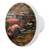 アンティーク消防車ヴィンテージ消防車 セラミックノブ (右)