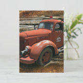 アンティーク消防車ヴィンテージ消防車 セーブザデート (スタンド正面)