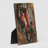 アンティーク消防車ヴィンテージ消防車 フォトプラーク (側面)