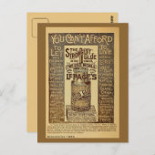 アンティーク液状グルーとグロスターMA ポストカード (正面/裏面)