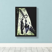 アンティーク灯 キャンバスプリント (インサイチュ (ウッドフロア))