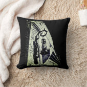 アンティーク灯 クッション (ブランケット)