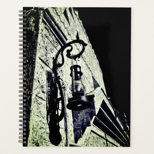 アンティーク灯 プランナー手帳 (正面)