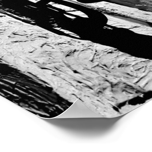 アンティーク灯 ポスター (角)