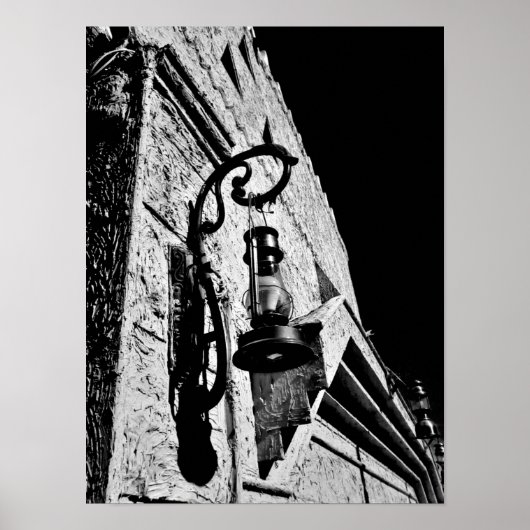 アンティーク灯 ポスター (正面)