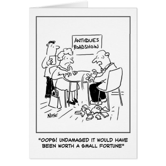 アンティーク災害挨拶カード (正面)