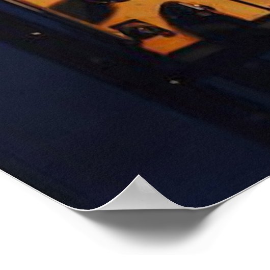 アンティーク無線 ポスター (角)