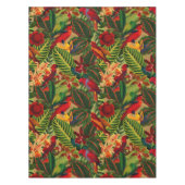 アンティーク熱帯パロツジャングルパターン テーブルクロス (正面)