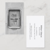 アンティーク燃料バウザー写真 – 名刺 (正面/裏面)