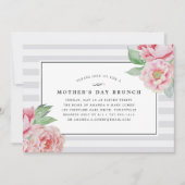 アンティーク牡丹 |マザーズデイブランチ招待状 招待状 (正面)
