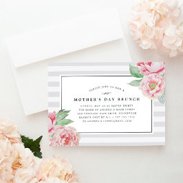 アンティーク牡丹 |マザーズデイブランチ招待状 招待状