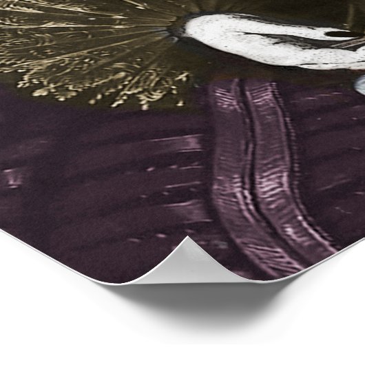 アンティーク犬 ポスター (角)