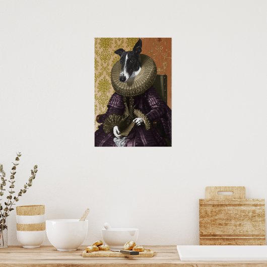 アンティーク犬 ポスター (キッチン)