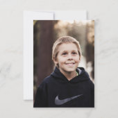 アンティーク玩具ロボット誕生日 サンキューカード (裏面)