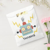 アンティーク玩具ロボット誕生日 フェイバーバッグ (封をした状態)