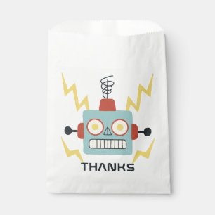 アンティーク玩具ロボット誕生日 フェイバーバッグ