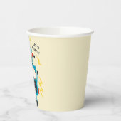 アンティーク玩具ロボット誕生日 紙コップ (左)