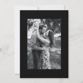 アンティーク球根ぶら下がったのライト婚約パーティインヴィ 招待状 (裏面)