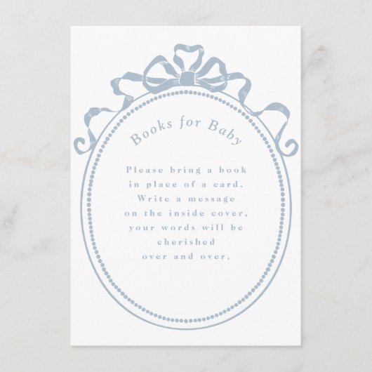 アンティーク用リボンビクトリアンボウフレームブック エンクロージャーカード (正面)