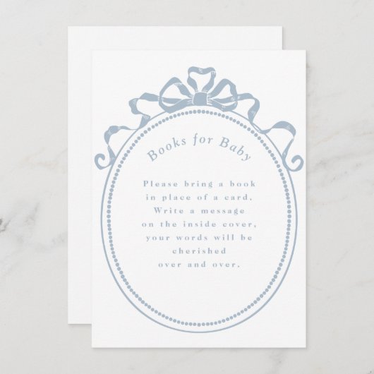 アンティーク用リボンビクトリアンボウフレームブック エンクロージャーカード (正面/裏面)