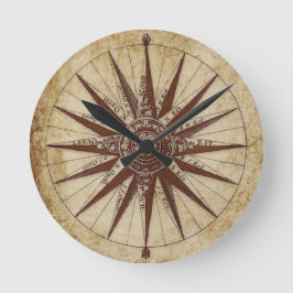 アンティーク白黒デザインラウンドクロック ラウンド壁時計