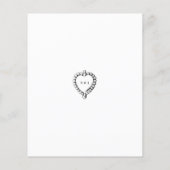 アンティーク白黒詳細エンクロージャカード (裏面)