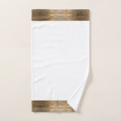 アンティーク真鍮パターンタオルセット バスタオルセット (ハンドタオル)