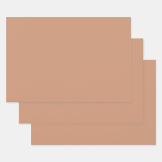 アンティーク真鍮（単色） ラッピングペーパーシート (セット)