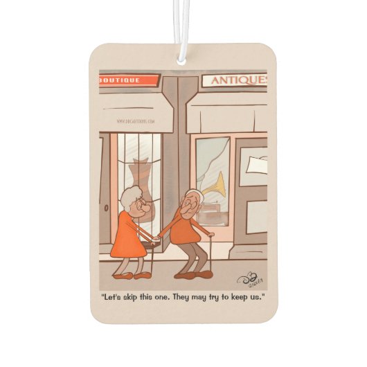 アンティーク空気清浄機 カーエアーフレッシュナー (裏面)