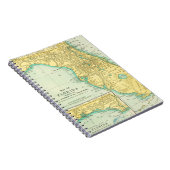 アンティーク米国フロリダ州の地図 ノートブック (右側)