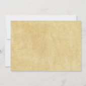 アンティーク紙の3枚の写真 - 結婚式の招待状 招待状 (裏面)