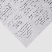 アンティーク紙バイブル詩編の聖句 薄葉紙 (詳細)