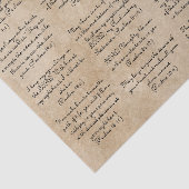 アンティーク紙バイブル詩編の聖句 薄葉紙 (詳細)