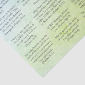アンティーク紙バイブル詩編の聖句 薄葉紙 (詳細)