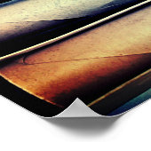 アンティーク紙ピアノ転が ポスター (角)