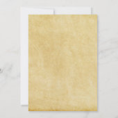 アンティーク紙3の写真 – 結婚式招待状 招待状 (裏面)