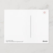 アンティーク素朴な山ルーン ポストカード (裏面)