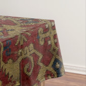 アンティーク素朴オリエンタルペルシアレッド模様 テーブルクロス (インサイチュ)