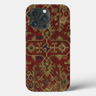 アンティーク素朴オリエンタルペルシアレッド模様 iPhone 13 PROケース