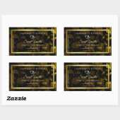 アンティーク素朴グラムフローラ製品包装ラベル 長方形シール (シート)