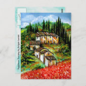 アンティーク素朴ビレッジイントスカニー ポストカード (正面/裏面)