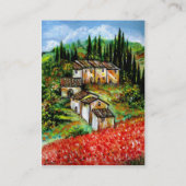 アンティーク素朴ビレッジイントスカニー 名刺 (裏面)