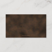 アンティーク素朴メタルルック名刺 名刺 (裏面)