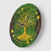 アンティーク素朴古代ルネッサンス登米2 ラージ壁時計 (傾斜)