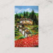 アンティーク素朴村とトスカーナのケシ 名刺 (裏面)