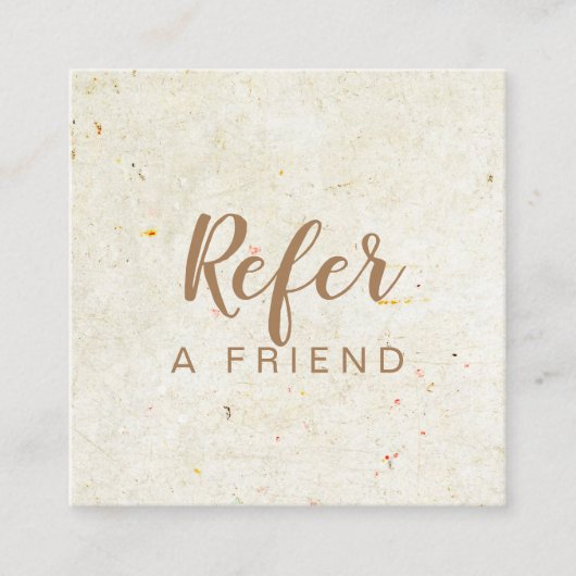 アンティーク素朴金ゴールド 紹介カード (正面)