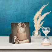 アンティーク結婚ケーキ フォトプラーク (インサイチュ)