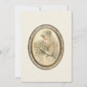 アンティーク結婚ブライドアイボリー招待状 招待状 (正面)