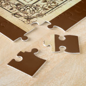 アンティーク統一された州マップ ジグソーパズル (側面)