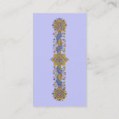 アンティーク縁どフローラ名刺テンプレート 名刺 (裏面)